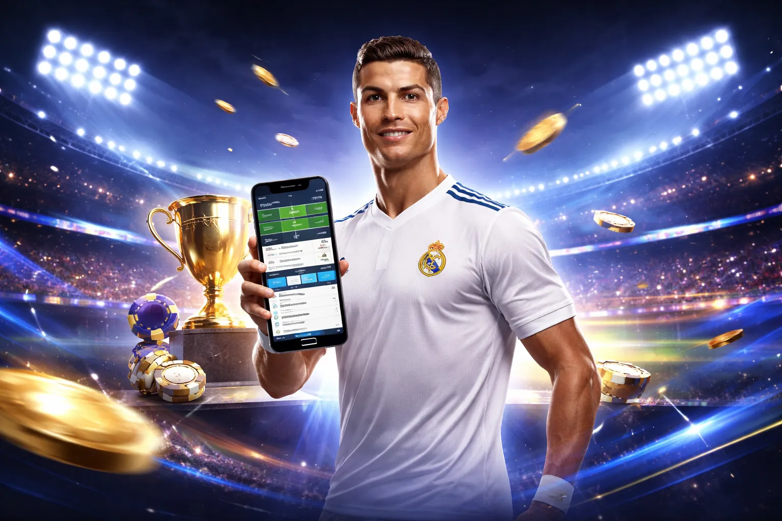 Hình ảnh quảng cáo Betway PL với các môn thể thao và casino sôi động